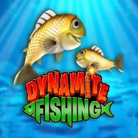 Dynamite Fishing slot logo by Inspired Gaming at Tiger Bingo
