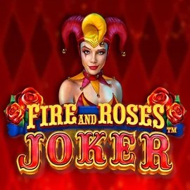 Slots logo of Fire and Roses Joker from Triple Edge Studios at Tiger Bingo