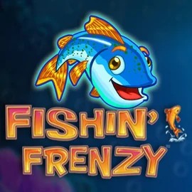Logo of Fishin Frenzy from Blueprint Gaming at Tiger Bingo