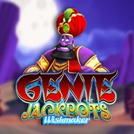 Genie Jackpots Wishmaker slot logo by Blueprint Gaming at Tiger BingoGenie Jackpots Wishmaker