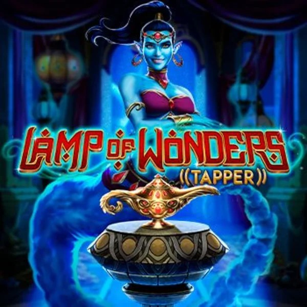 Lamp Of Wonders Tapper slot logo by Greentube at Tiger Bingo