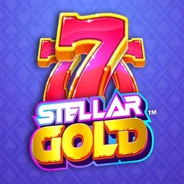 Official Slots logo: Stellar Gold by Snowborn Games at Tiger Bingo
